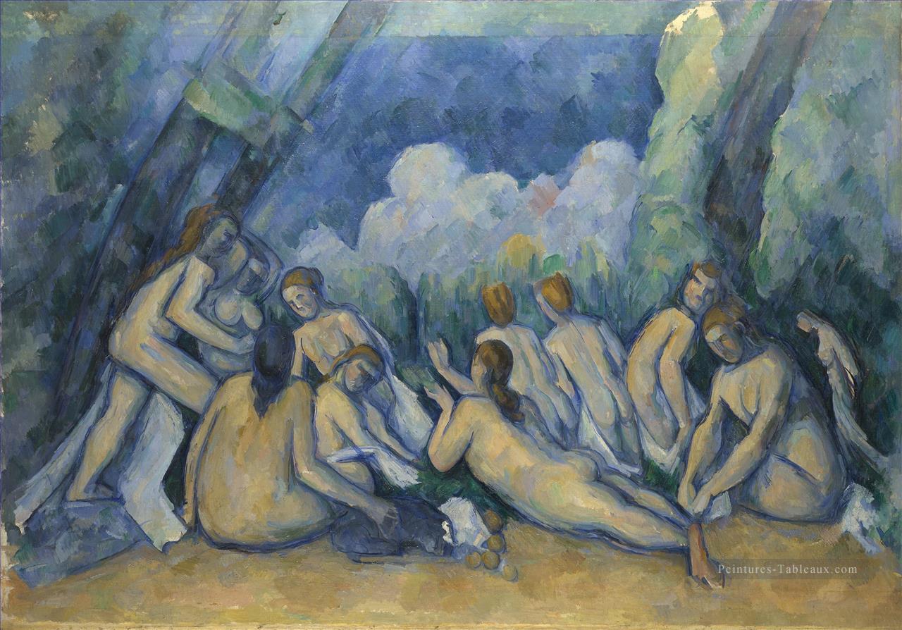 Grand Baigneurs 1900 Paul Cézanne Peintures à l'huile